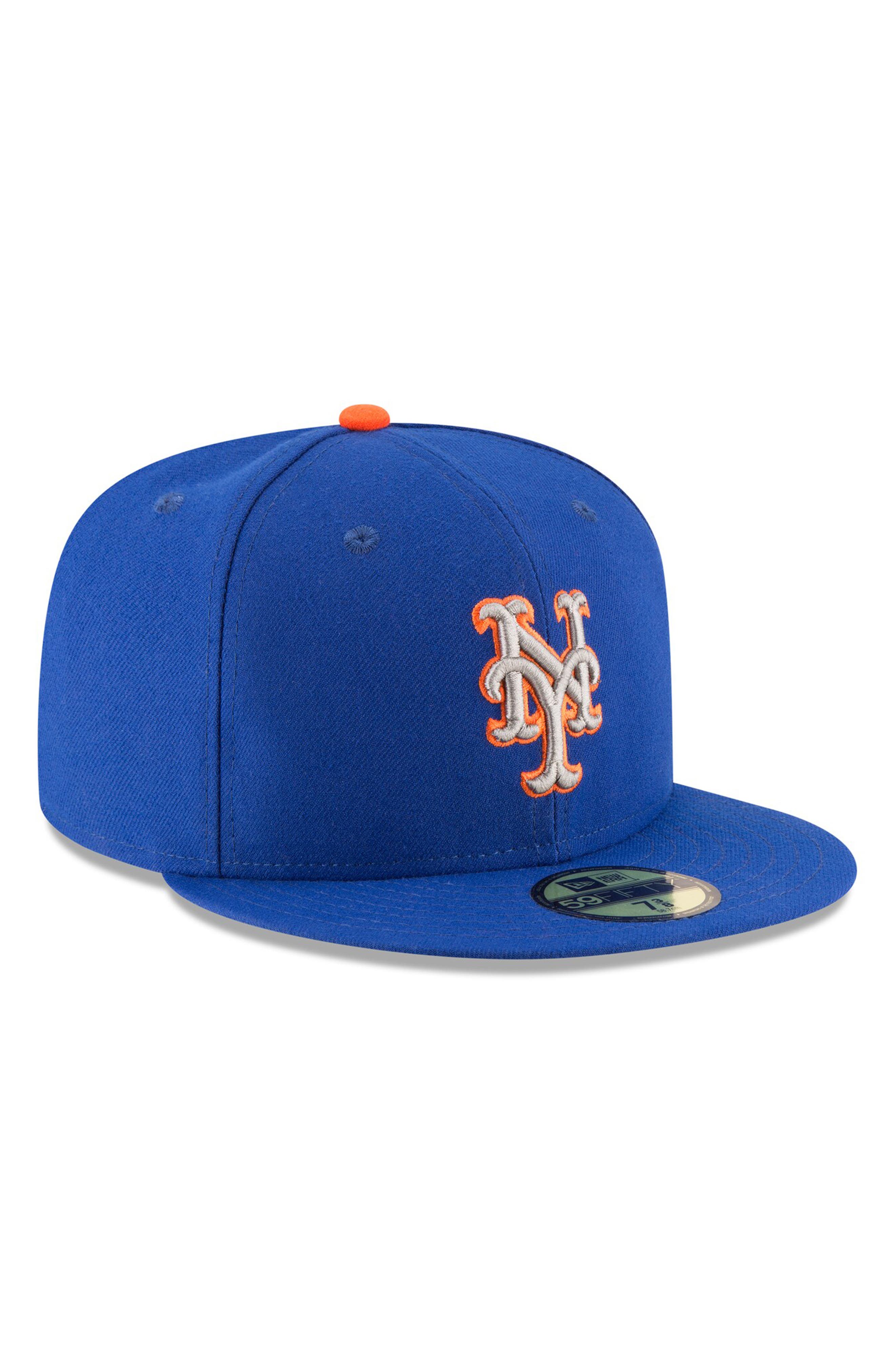 7 1/8 New era 59 fifty Cap-authentic new york mets Royal